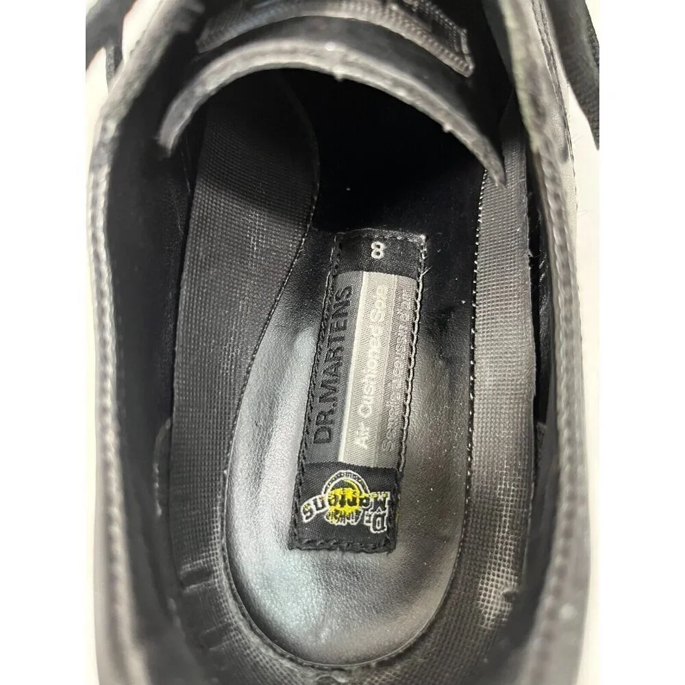 Dr Martens 9258 PLATFORM ENGLAND Black Leather Lace Up Shoes Men's SIZE 9